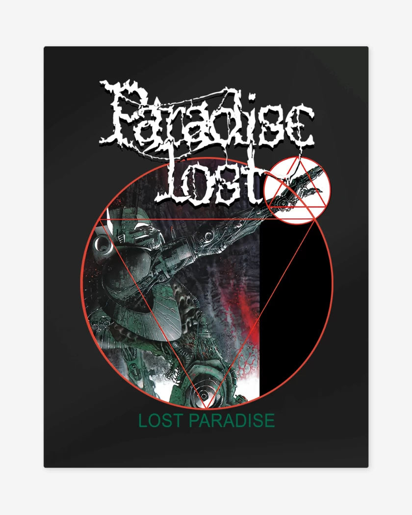 Print metalico Negro de Paradise Lost Lost Paradise