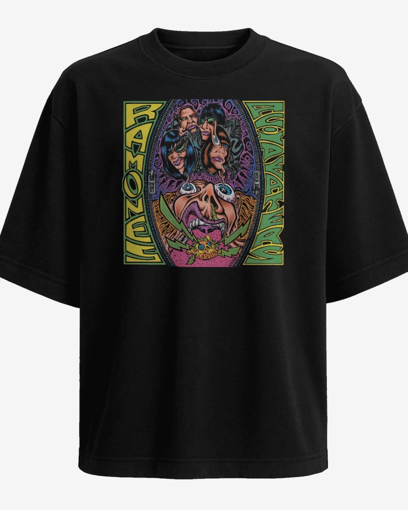 Polera Oversize Ramones Acid Eaters