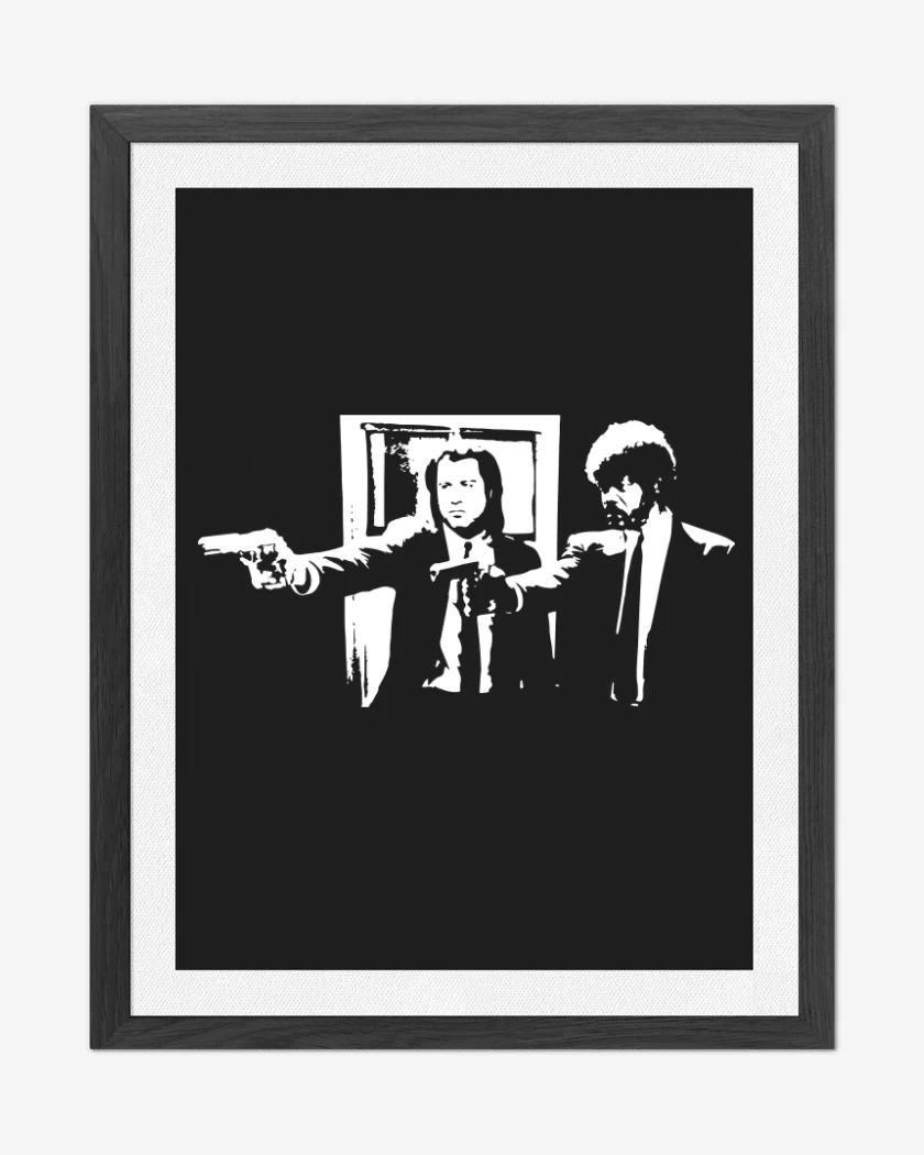 Cuadro decorativo Negro de Pulp Fiction