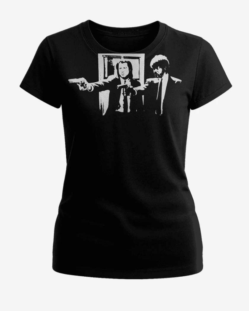 Polera de Mujer Negro de Pulp Fiction