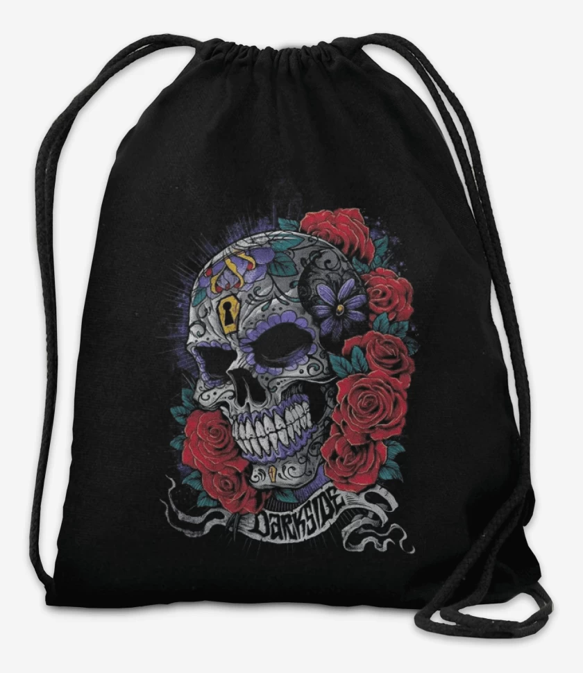 Mochila Negro de Skull sugar