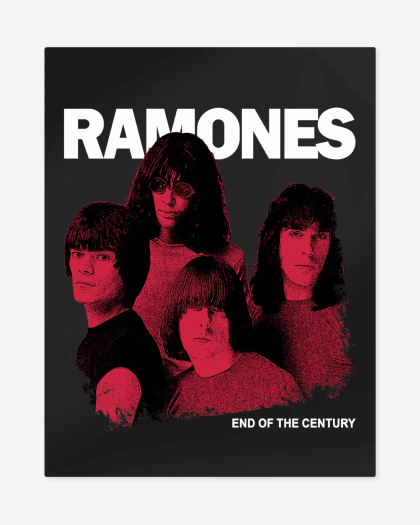 Print metalico Ramones End of the Century