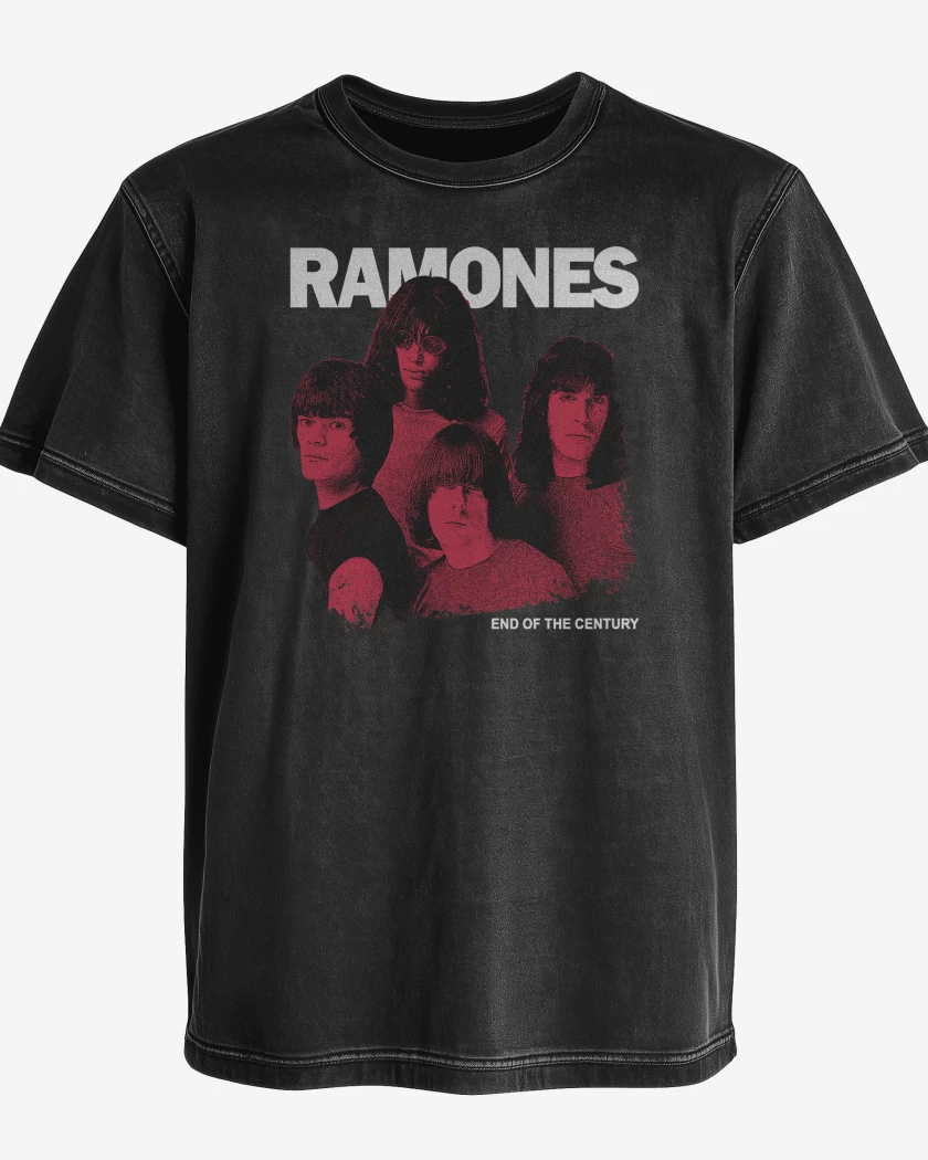 Polera desgastada Ramones End of the Century