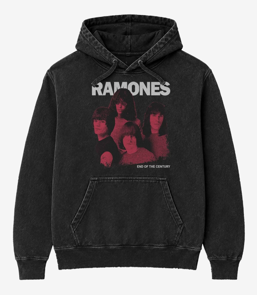 Poleron Canguro Acid Wash Ramones End of the Century