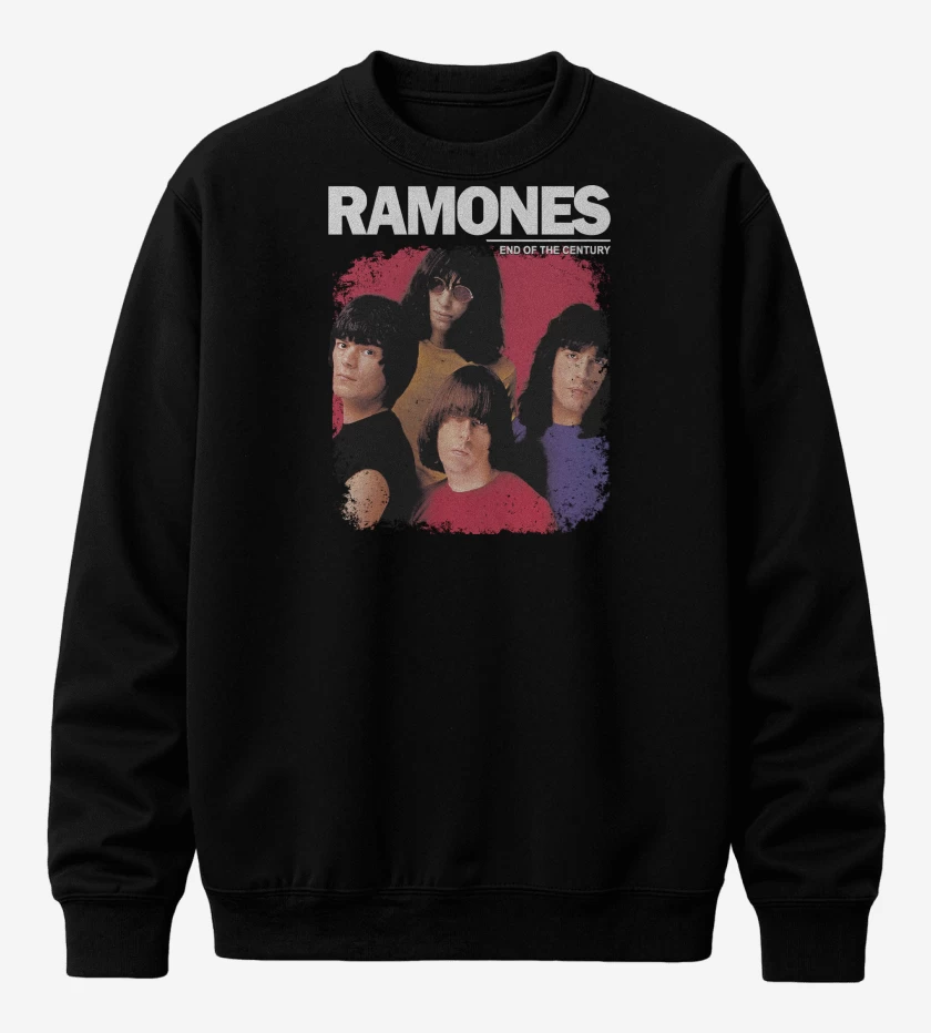 Poleron polo Negro de Ramones End 