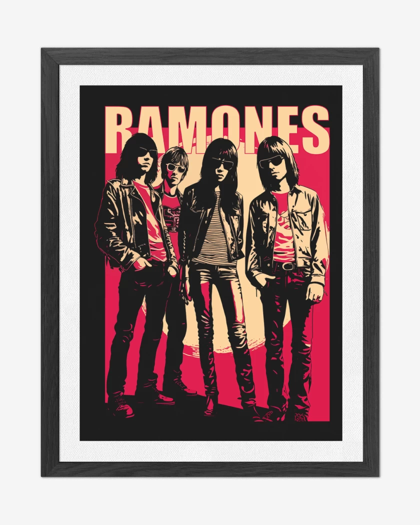 Cuadro decorativo Ramones Band