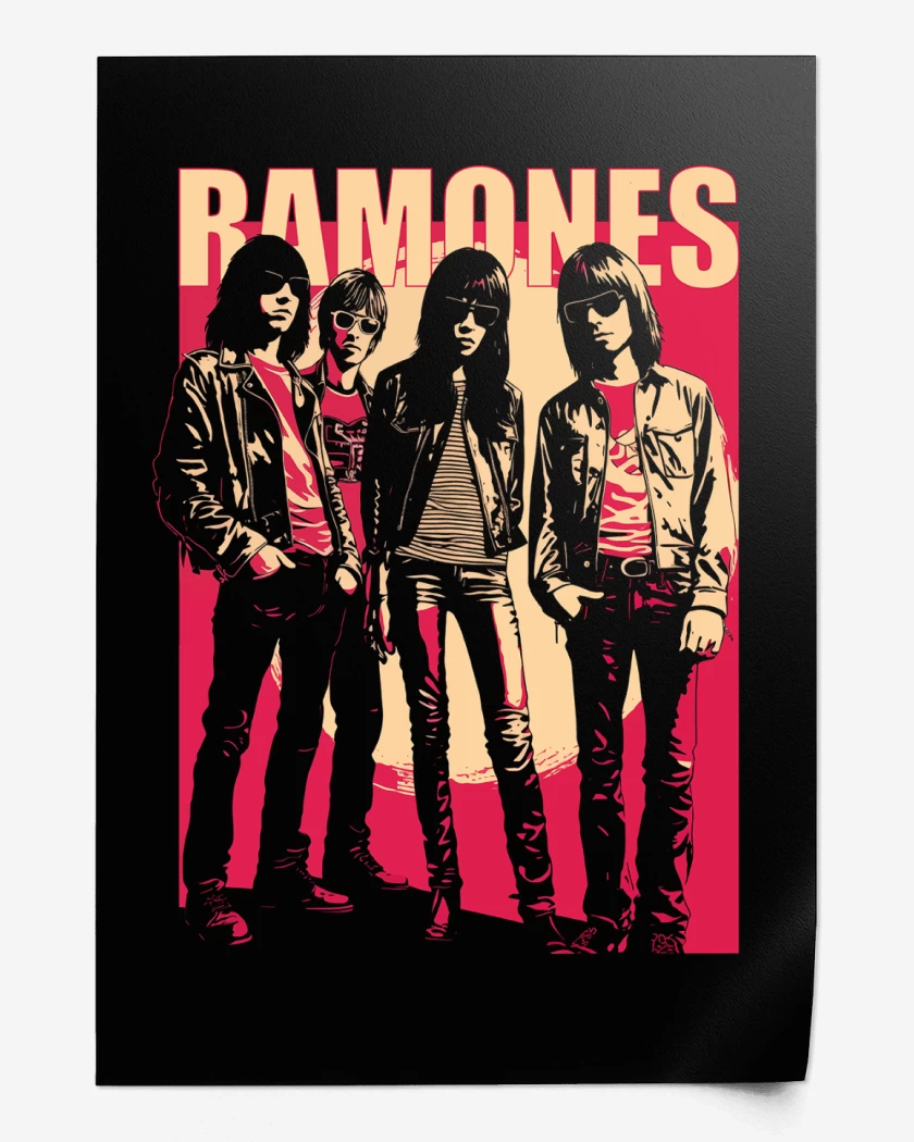 Print Ramones Band