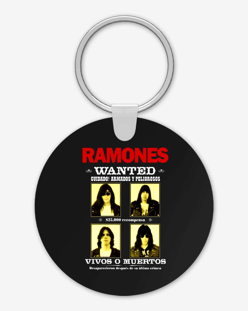 Llavero Ramones Wanted
