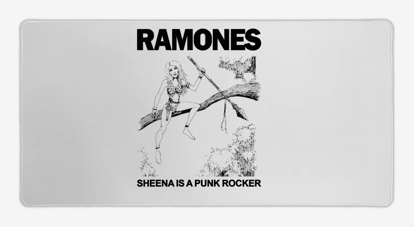 Mouse pad Gamer Ramones Sheena is a Punk Rocker