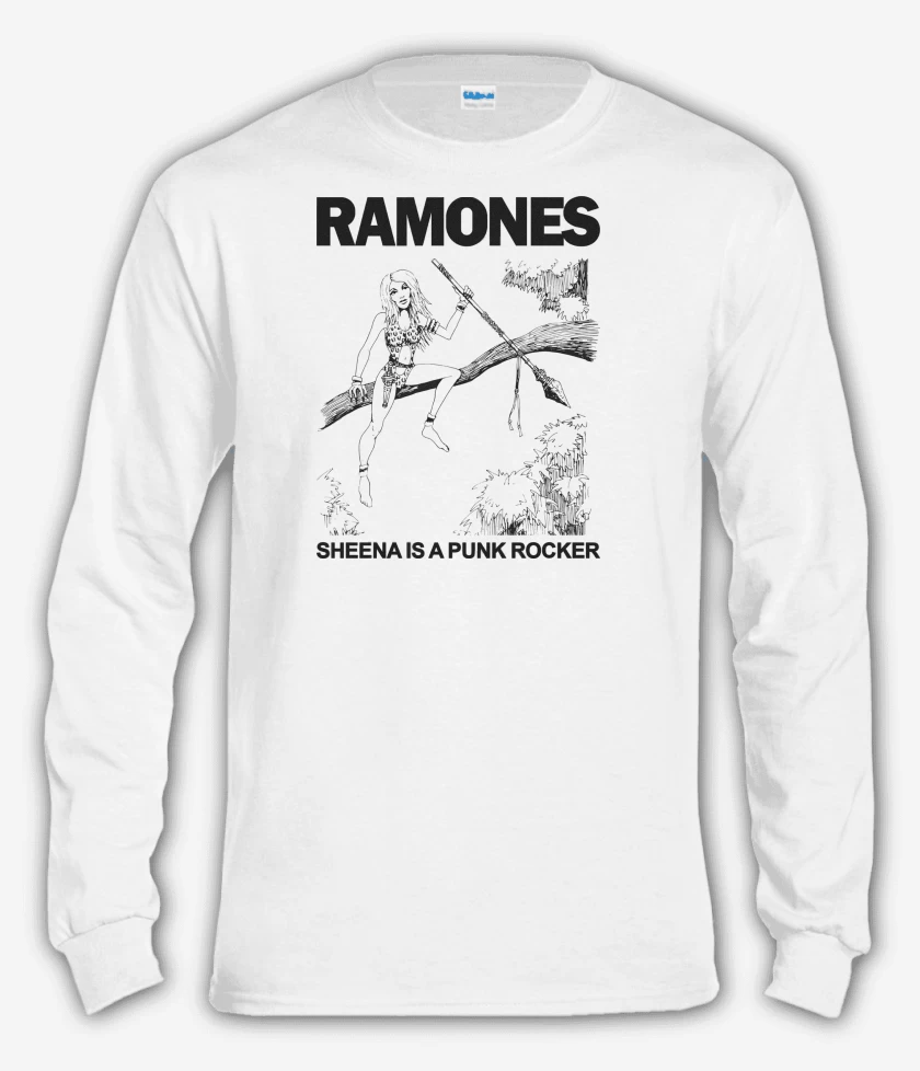 Polera manga larga Ramones Sheena is a Punk Rocker