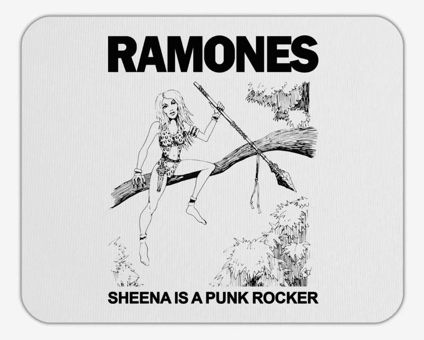 Mousepad Ramones Sheena is a Punk Rocker
