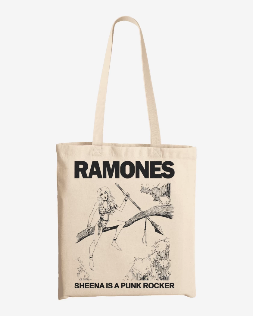 Totebag Ramones Sheena is a Punk Rocker