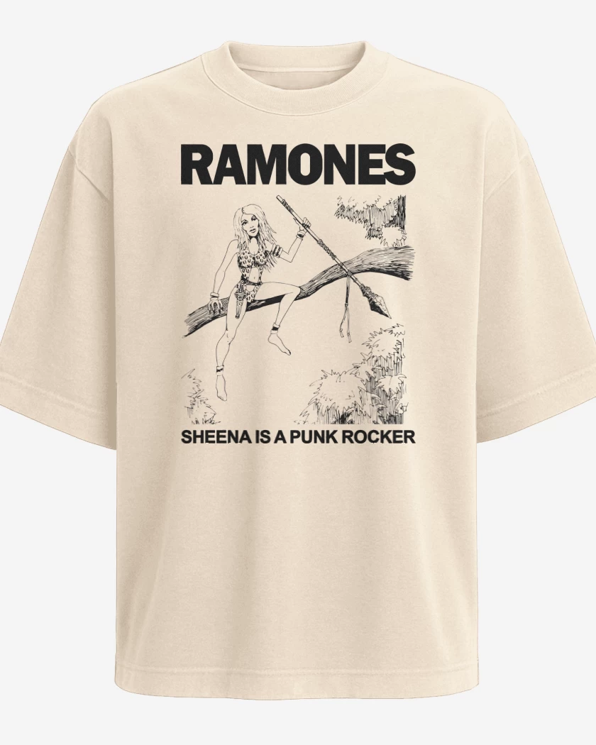 Polera Oversize Ramones Sheena is a Punk Rocker