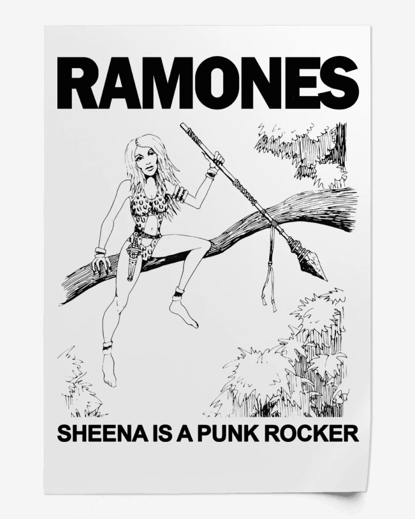 Print Ramones Sheena is a Punk Rocker