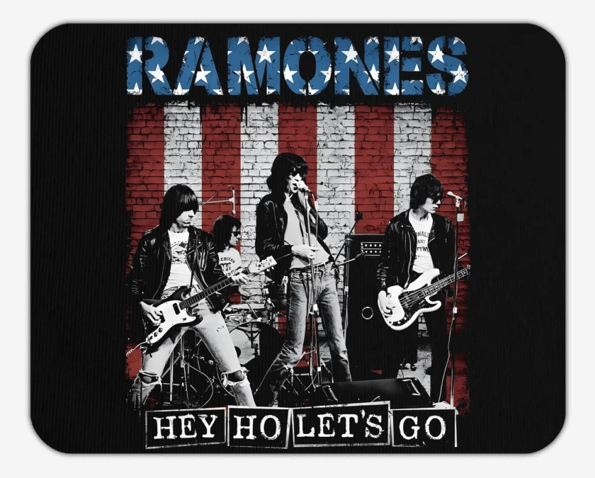 Mousepad Ramones Hey Ho Lets Go