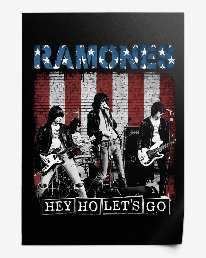 Print Ramones Hey Ho Lets Go