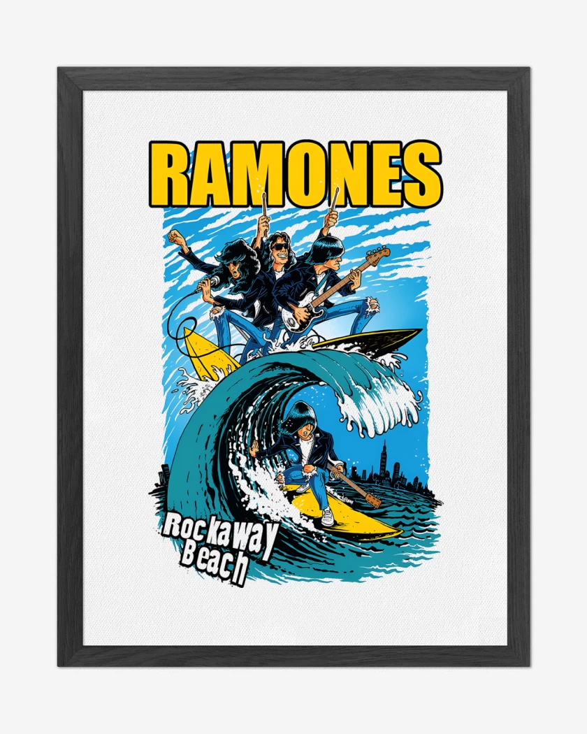 Cuadro decorativo Ramones Rockaway Beach