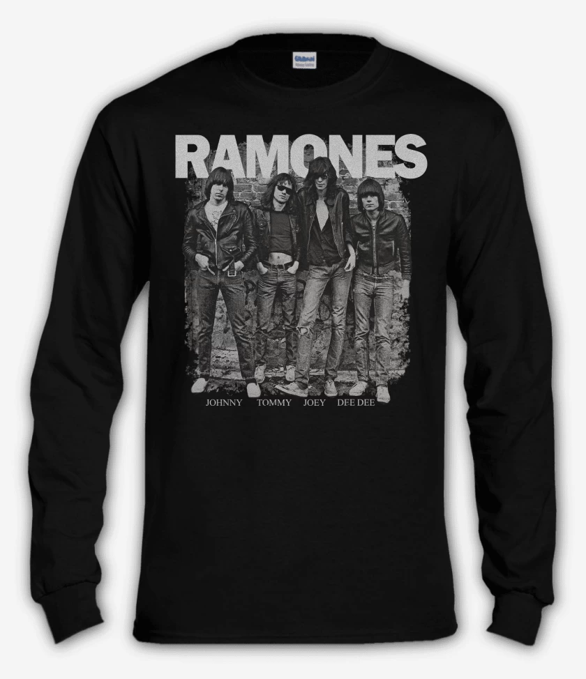 Polera manga larga Negro de Ramones 1976