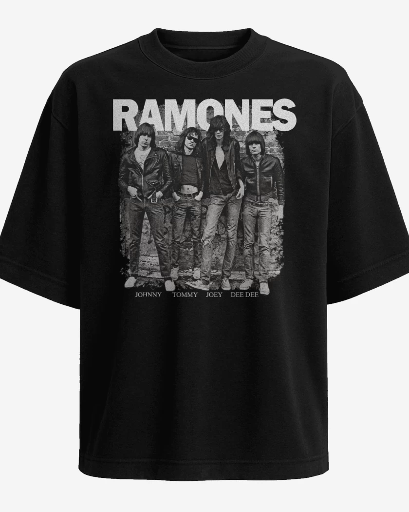 Polera Oversize Ramones 1976