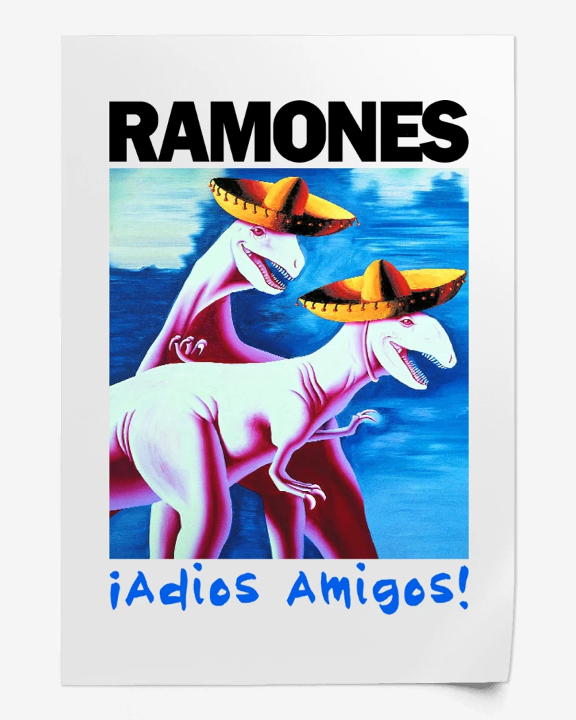 Print Ramones Adios Amigos