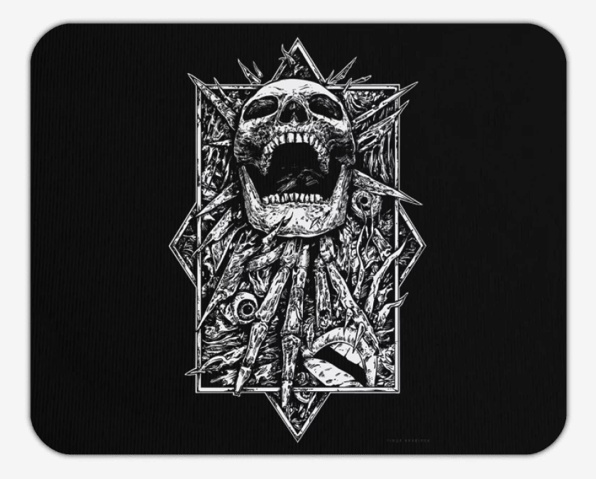 Mousepad Skull full color