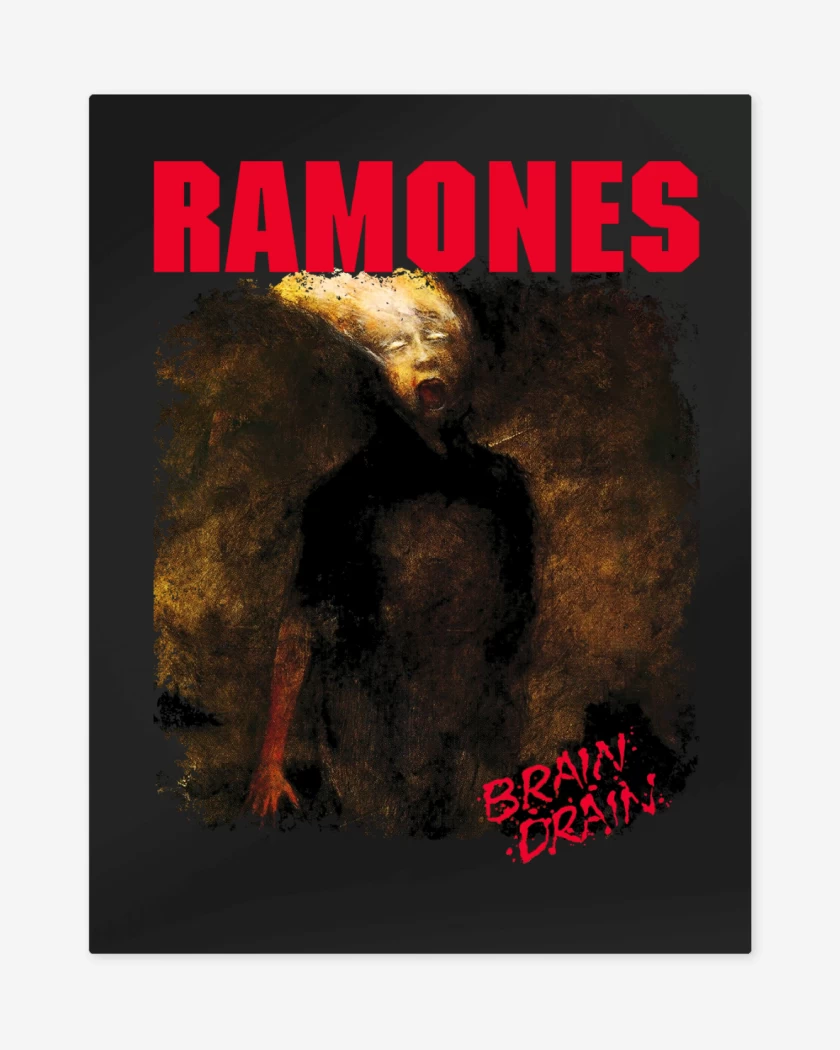 Print metalico Ramones Brain Drain