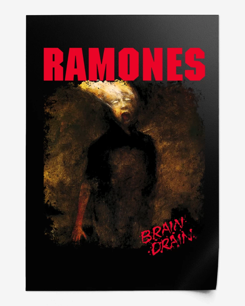 Print Ramones Brain Drain