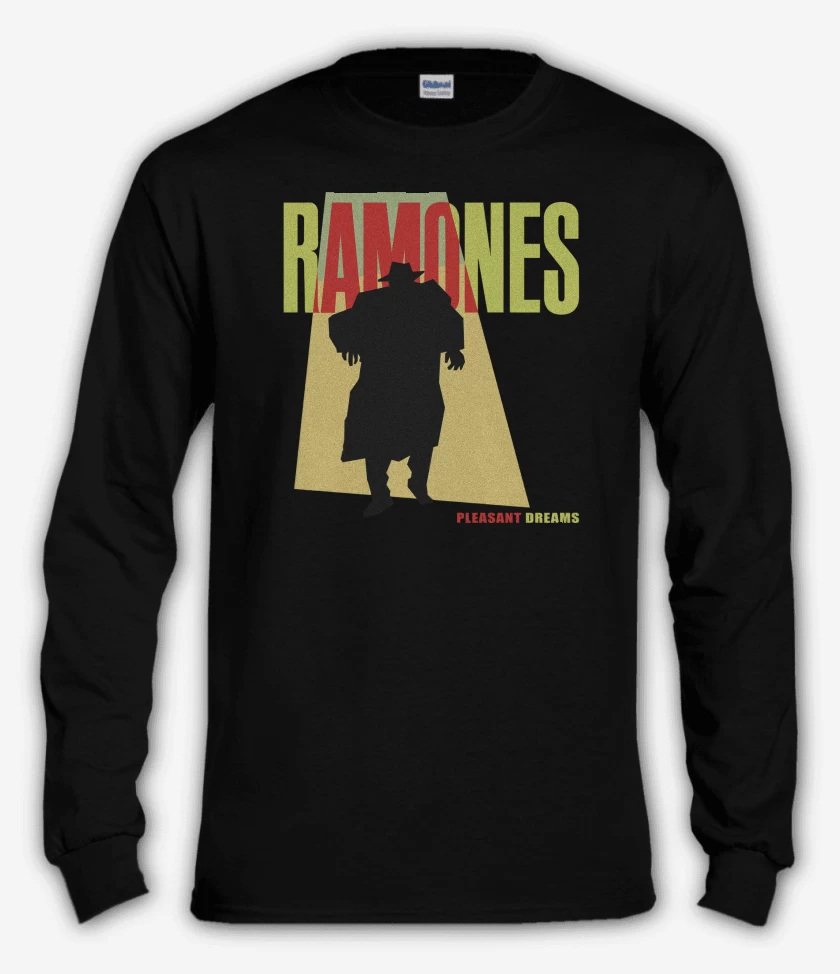 Polera manga larga Negro de Ramones Pleasant Dreams