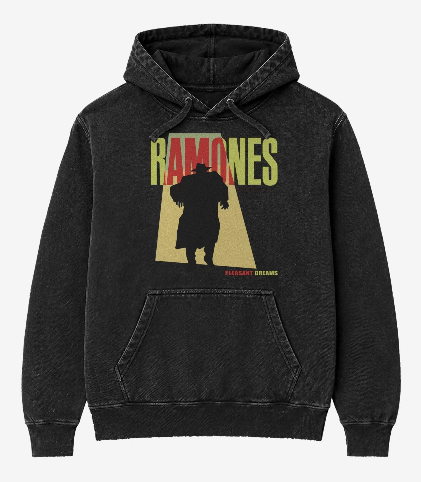 Poleron Canguro Acid Wash Ramones Pleasant Dreams