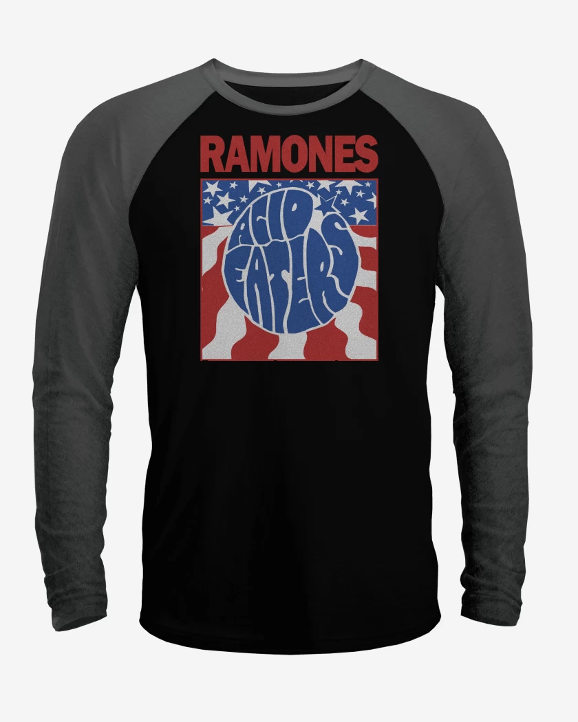 Polera Raglan Ramones Acid Eaters v2