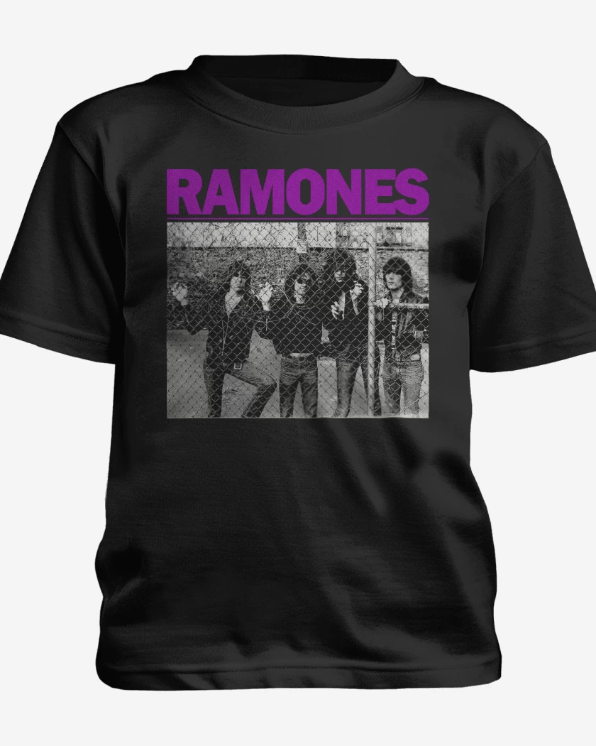 Polera de niño Negro de Ramones DEMOS