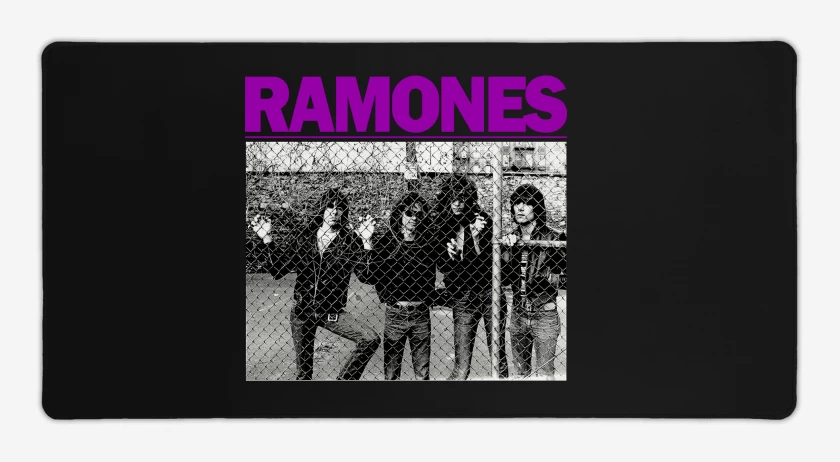 Mouse pad Gamer Negro de Ramones DEMOS