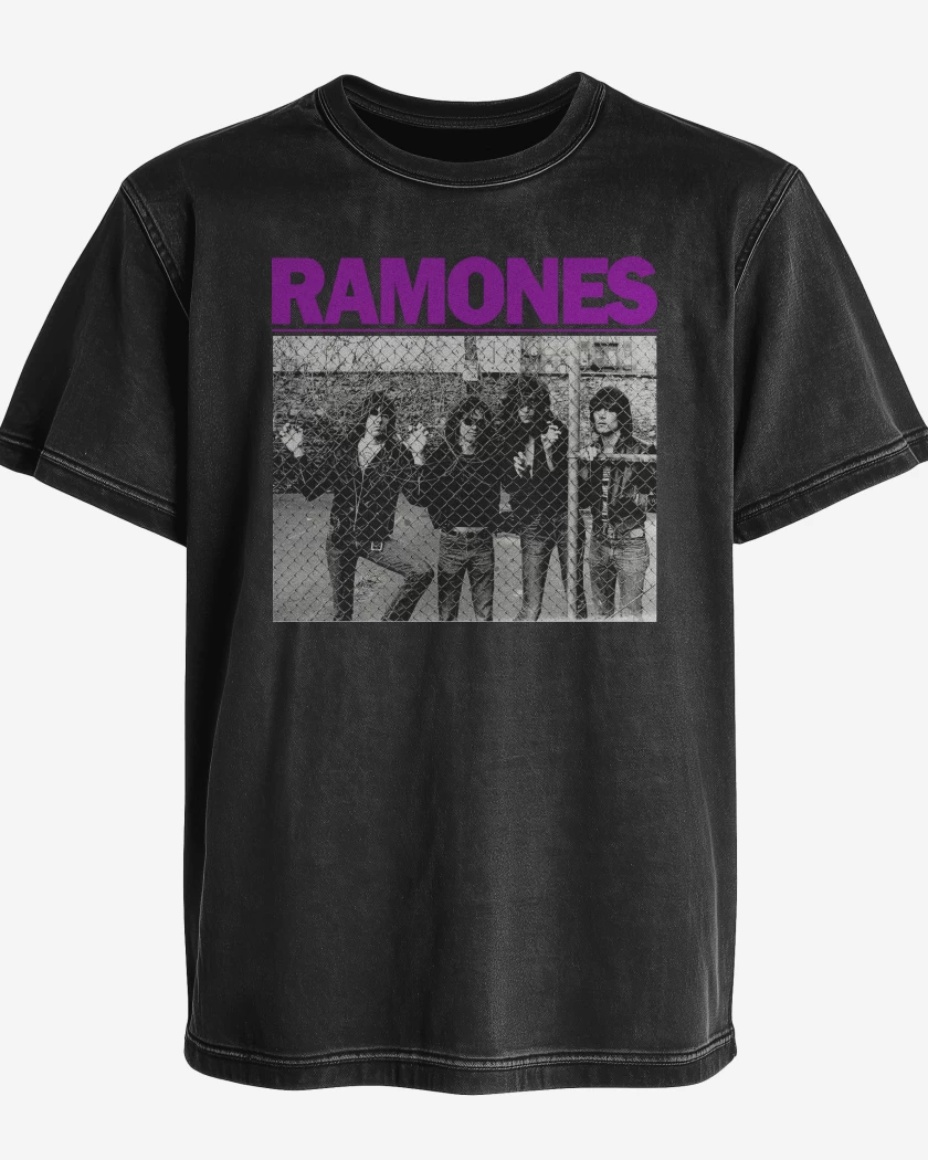 Polera desgastada Ramones DEMOS