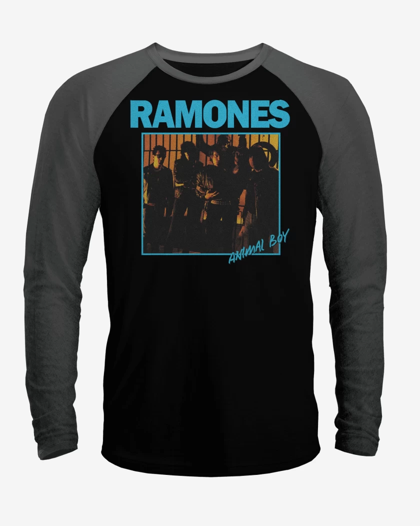 Polera Raglan Ramones Animal Boy