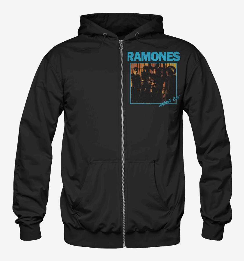 Poleron Canguro con cierre Ramones Animal Boy
