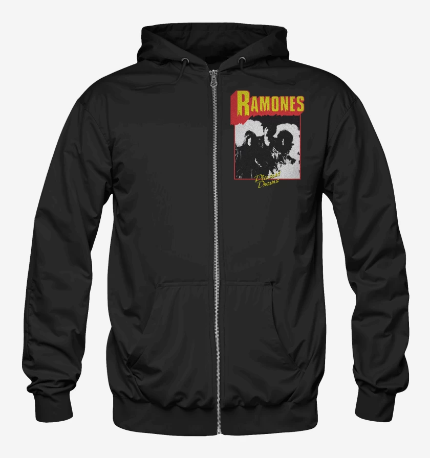 Poleron Canguro con cierre Ramones Pleasant Dreams v2