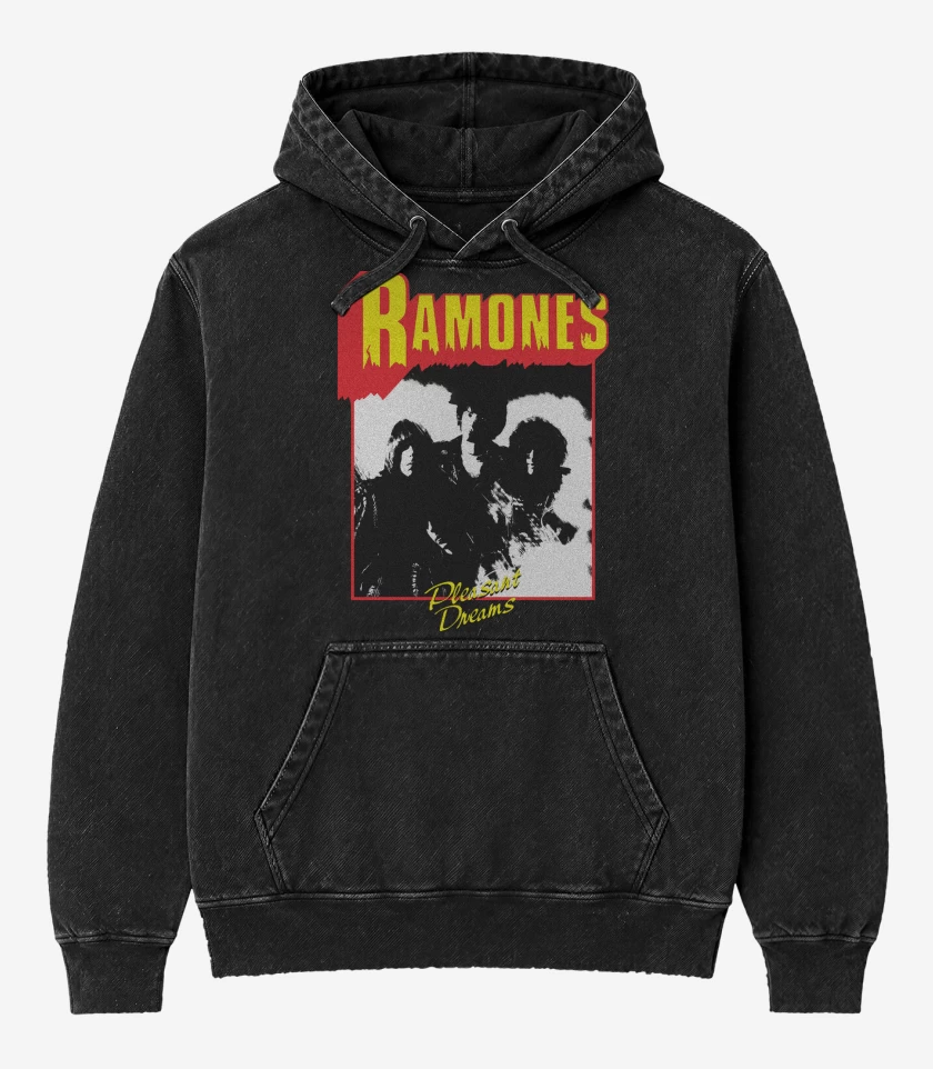 Poleron Canguro Acid Wash Ramones Pleasant Dreams v2
