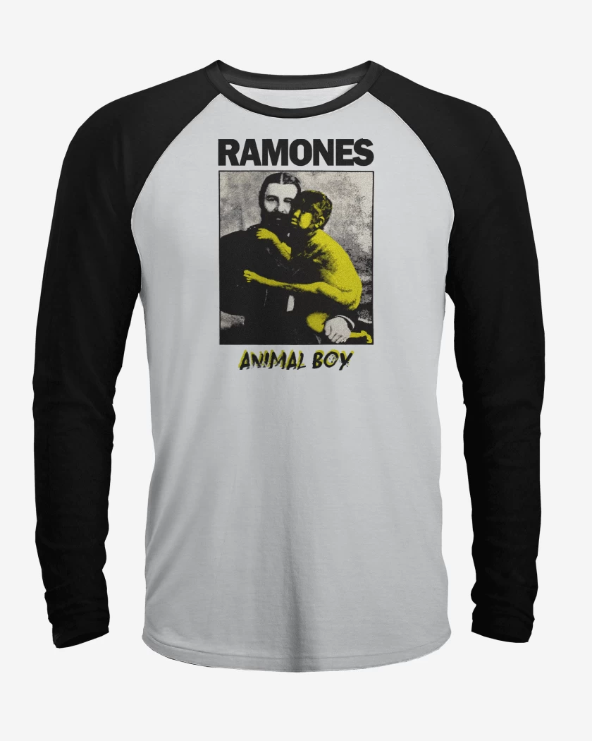 Polera Raglan Ramones Animal Boy v2
