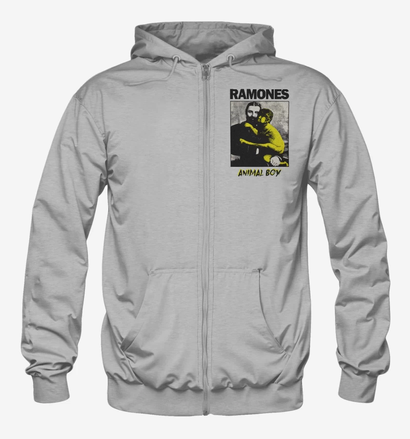 Poleron Canguro con cierre Ramones Animal Boy v2