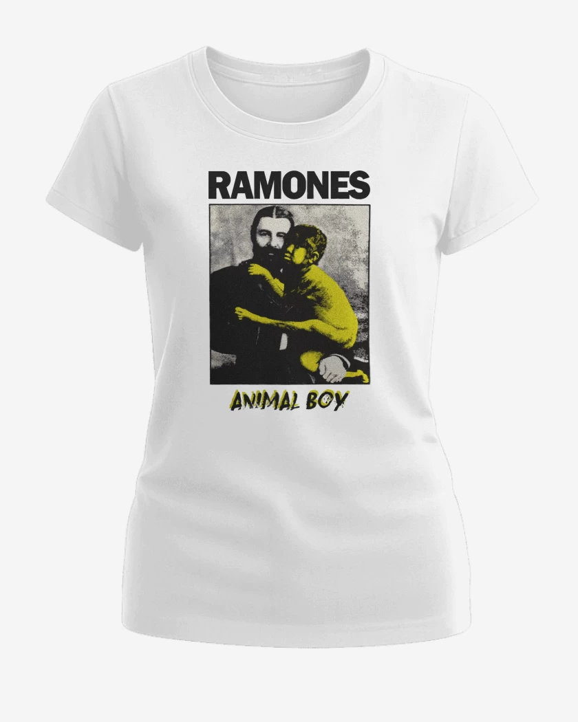 Polera de Mujer Ramones Animal Boy v2