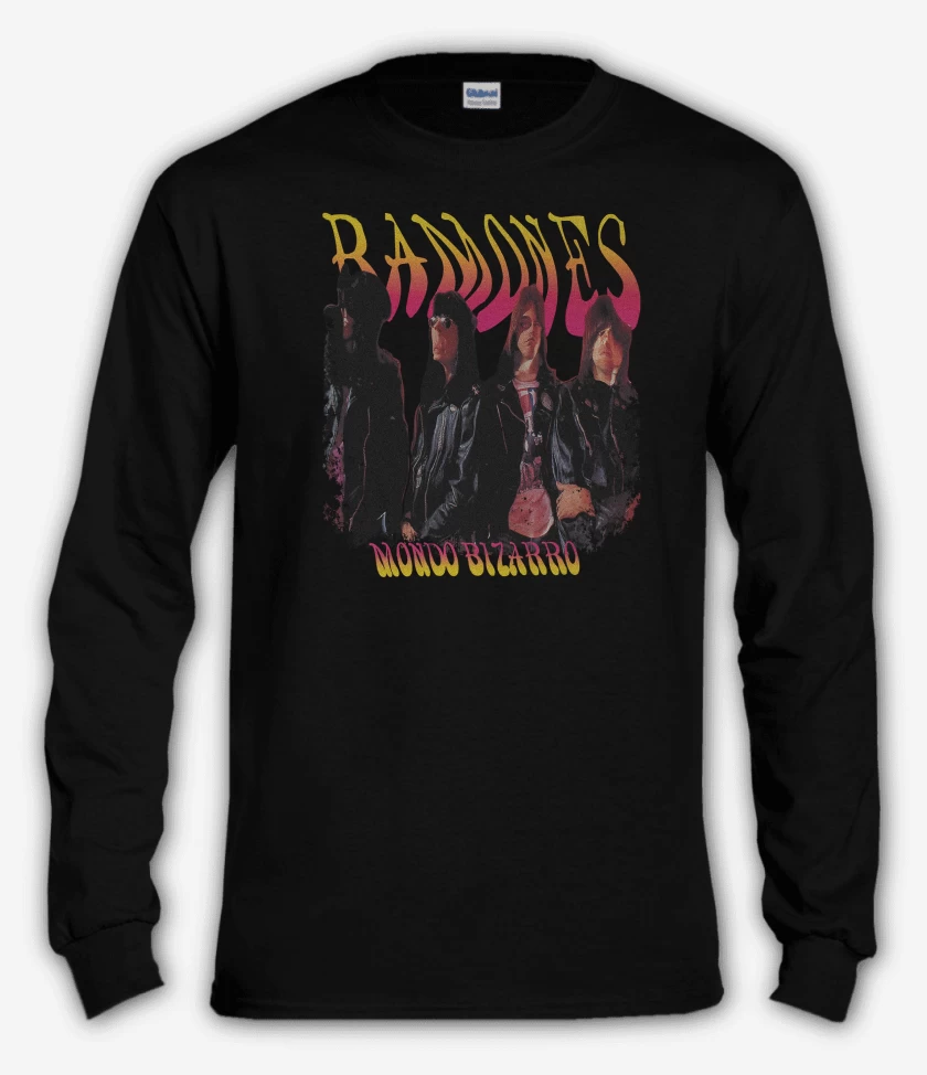 Polera manga larga Ramones Mondo Bizarro