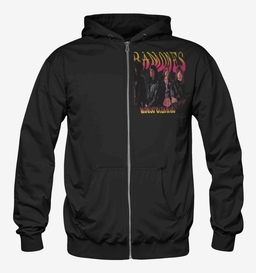 Poleron Canguro con cierre Ramones Mondo Bizarro