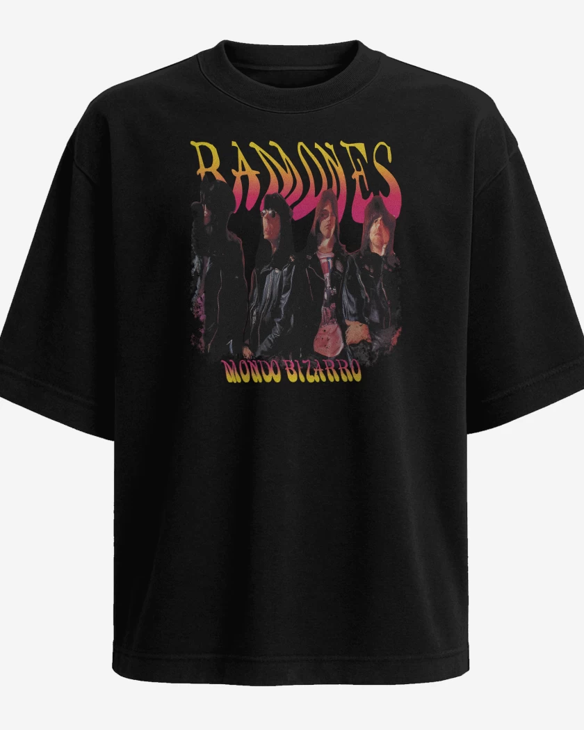 Polera Oversize Ramones Mondo Bizarro