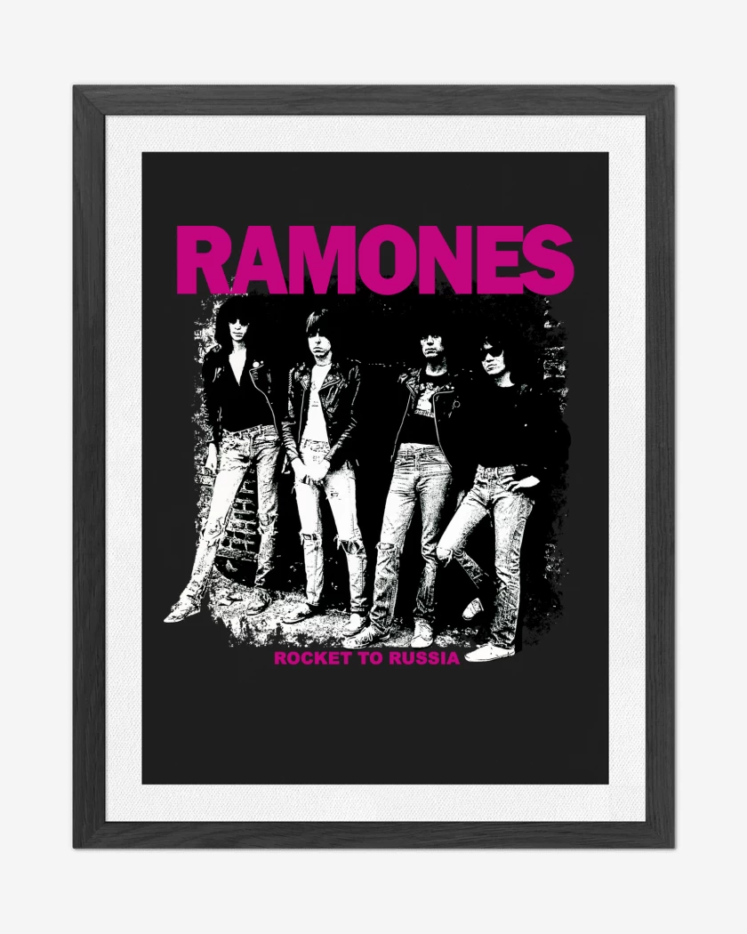 Cuadro decorativo Ramones Rocket to Russia 