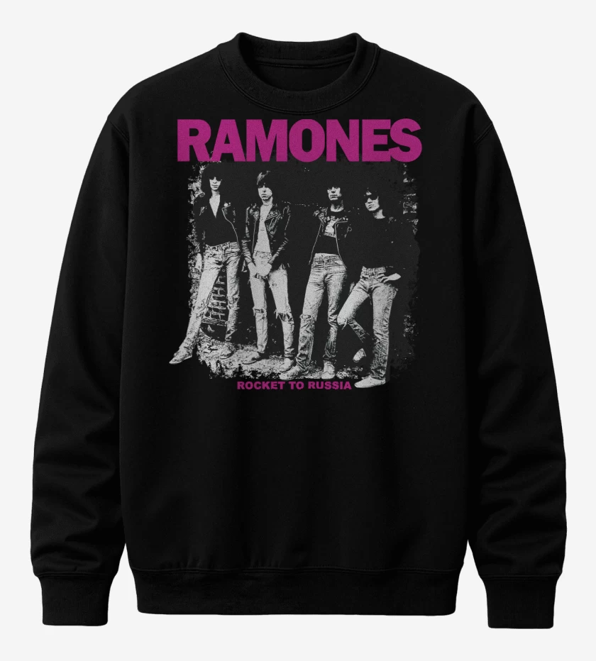 Poleron polo Ramones Rocket to Russia 