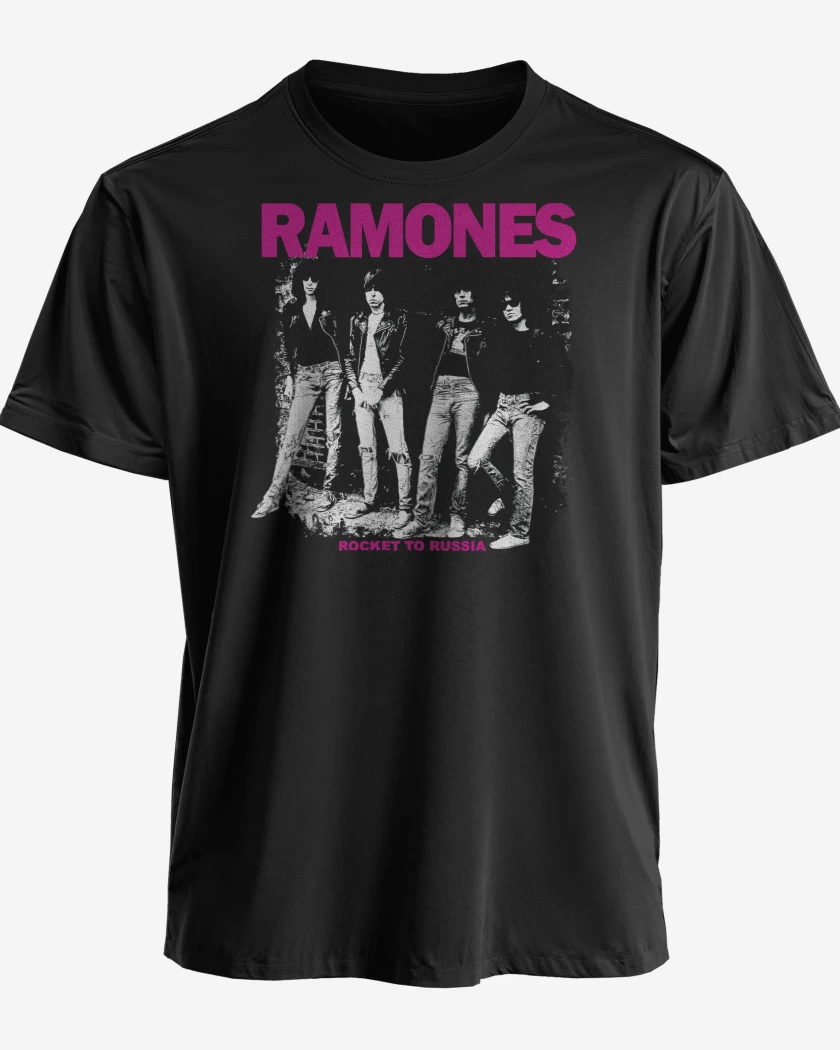 Polera premium Ramones Rocket to Russia 