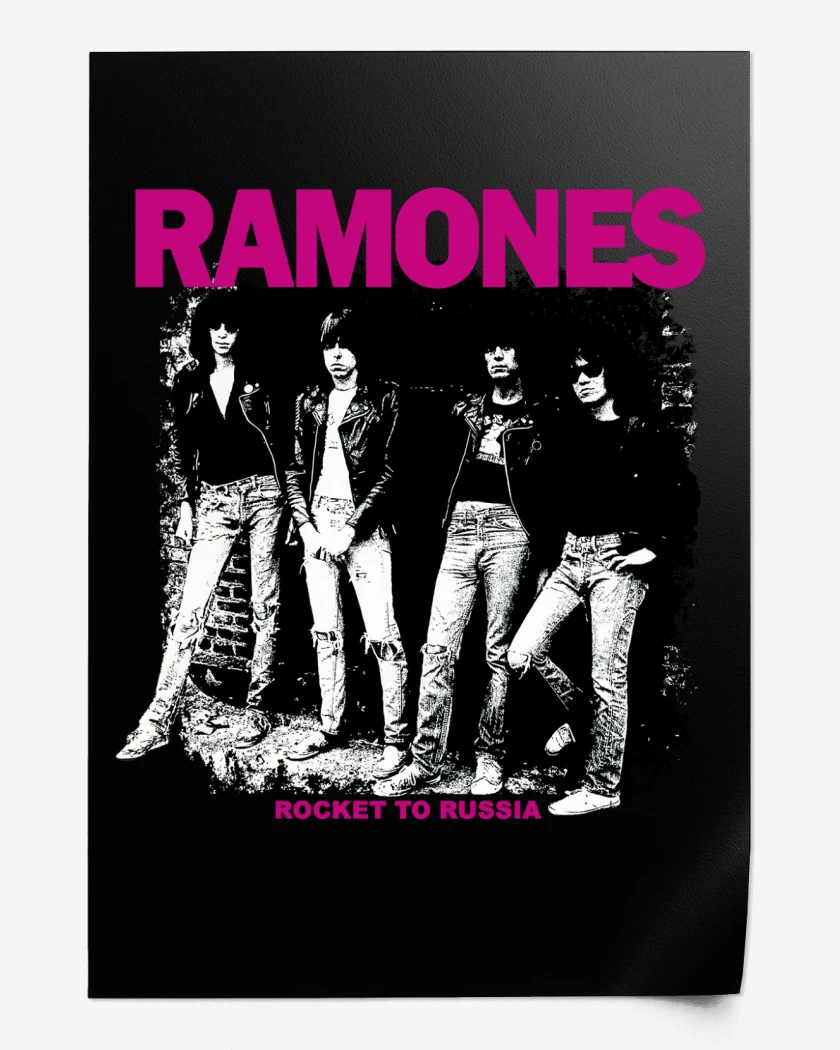 Print Ramones Rocket to Russia 