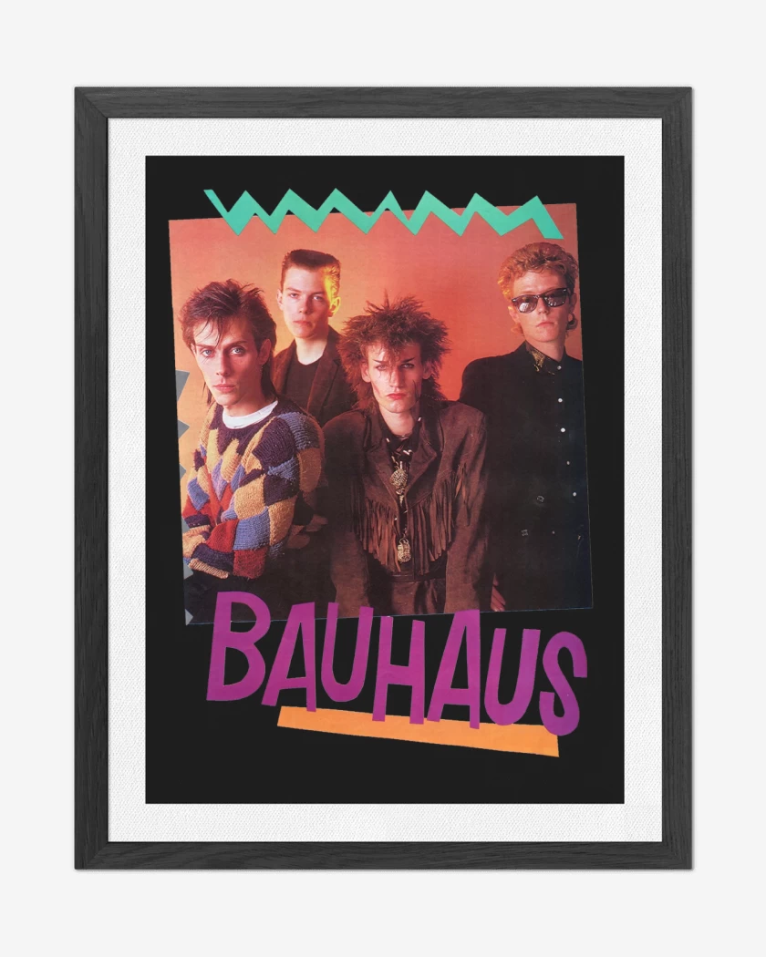 Cuadro decorativo Negro de Bauhaus Band