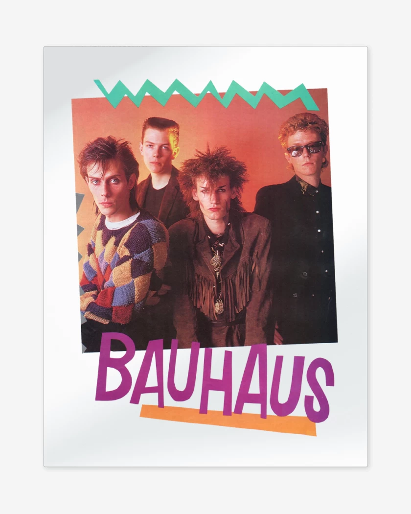 Print metalico Bauhaus Band