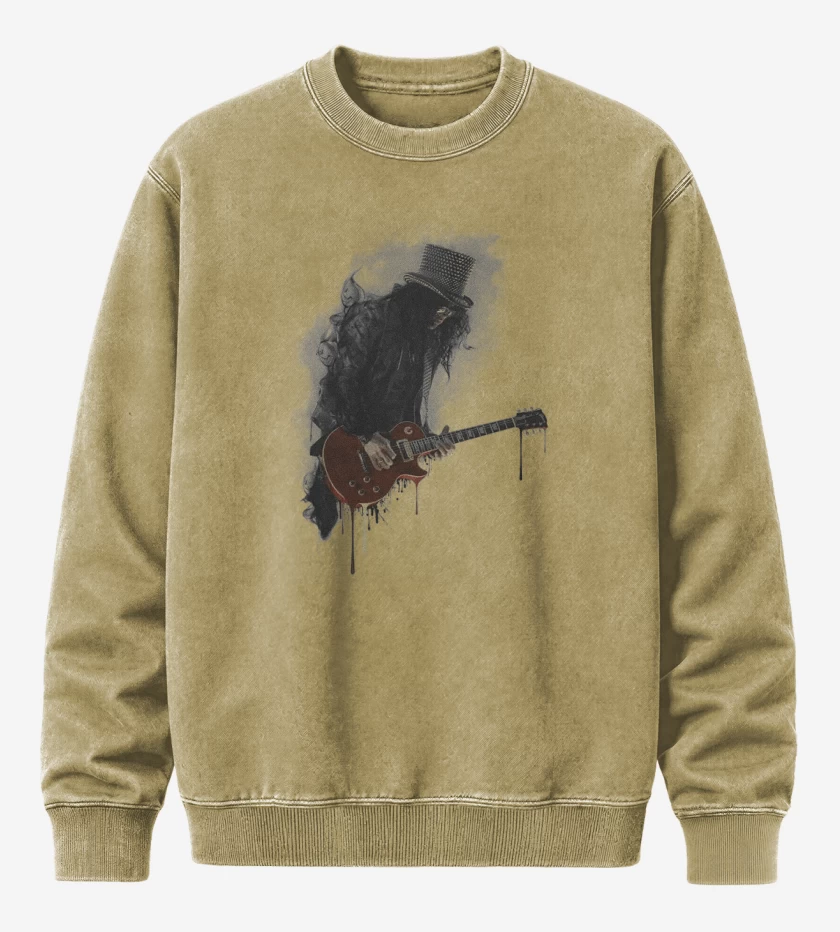 Poleron Polo Acid Wash Beige de Slash